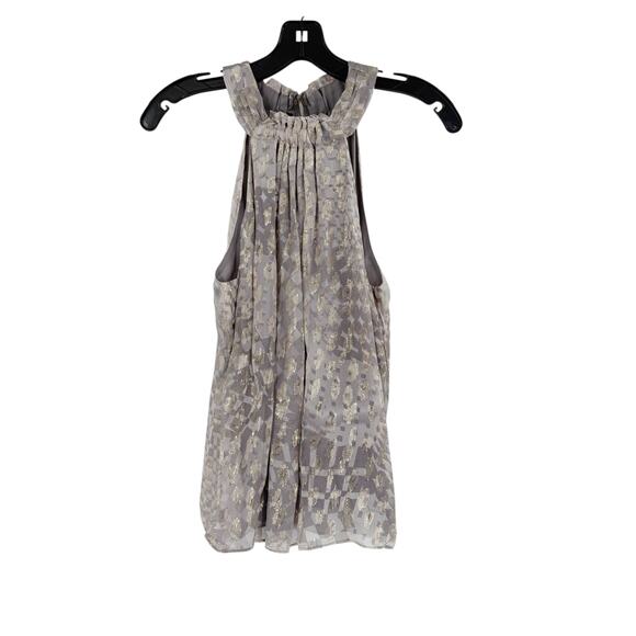 RAMY BROOK Top NEW Size S Arlene Blouse $325 Metallic - Picture 3 of 5